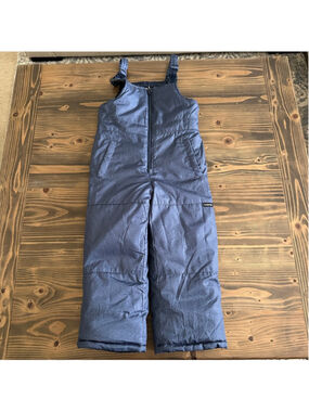 OshKosh B’gosh Snow Bib Overalls Boys M 5 6 Blue Winter Ski Pants